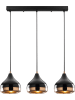 Opviq Lampa wisząca "Yildo" w kolorze czarno-miedzianym - 67 x 17 cm