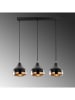 Opviq Lampa wisząca "Yildo" w kolorze czarno-miedzianym - 67 x 17 cm