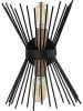 Opviq Wandleuchte in Schwarz - (B)23 x (H)33 cm