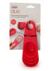JosephJoseph 4-delige set: maatlepels rood