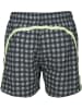 Arena Zwemshort "Small Checks" zwart/grijs