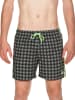 Arena Zwemshort "Small Checks" zwart/grijs