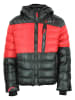 Peak Mountain Winterjacke "Ecaptin" in Schwarz/ Rot