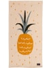 roommate Geweven tapijt "Pineapple" crème/okergeel - (L)140 x (B)70 cm