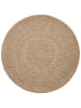 NORTHRUGS Indoor-/ Outdoor-Teppich "Almendro" in Hellbraun/ Weiß