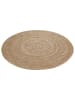 NORTHRUGS Indoor-/ Outdoor-Teppich "Almendro" in Hellbraun/ Weiß