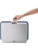 JosephJoseph 4tlg. Schneidebrett-Set "Nest" in Silber/ Blau