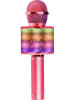 SWEET ACCESS Bluetooth-Lautsprecher-Karaokemikrofon in Pink/ Bunt