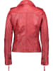 7eleven Lederjacke "Muzino" in Rot