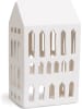 Kähler Windlicht "Urbania Church" in Weiß - (B)10 x (H)18 cm