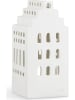 Kähler Lichthaus "Urbania Manor" in Weiß - (B)8 x (H)17 cm