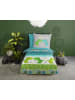 Good Morning Beddengoedset "Dinosaur" groen/turquoise
