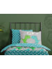 Good Morning Beddengoedset "Dinosaur" groen/turquoise