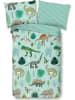 Good Morning Beddengoedset "Dinono" groen