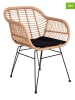 House Nordic 2er-Set: Stühle in Beige/ Schwarz - (B)60 x (H)82 x (T)57 cm