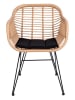 House Nordic 2er-Set: Stühle in Beige/ Schwarz - (B)60 x (H)82 x (T)57 cm