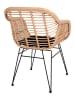 House Nordic 2er-Set: Stühle in Beige/ Schwarz - (B)60 x (H)82 x (T)57 cm