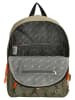 Beagles Rucksack in Khaki - (B)29 x (H)39 x (T)13 cm