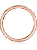 Lindenhoff Rosévergulde ring met edelstenen