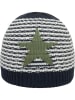 Döll Gebreide muts donkerblauw/wit