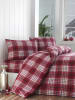 Elizabed Beddengoedset rood/wit