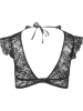 Petit Fleur Kragen-BH "Seduction" in Schwarz