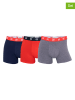 CR7 3er-Set: Boxershorts in Dunkelblau/ Rot/ Grau