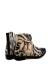 Goby Boots in Schwarz/ Beige