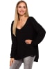 made of emotion Sweter w kolorze czarnym
