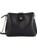Anna Morellini Leder-Umhängetasche in Schwarz - (B)17 x (H)22 x (T)10 cm