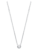 l'atelier précieux Srebrny naszyjnik z elementem ozdobnym - dł. 40 cm