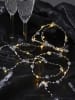 STAR Trading Leddraadketting "Dew Drops" warmwit - (L)190 cm