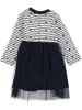 Schiesser Kleid in Dunkelblau/ Weiß