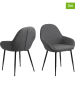 AC Design Krzesła (2 szt.) "Candis" w kolorze szarym - 60 x 84 x 57,5 cm