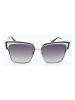Karl Lagerfeld Damskie okulary przeciwsłoneczne w kolorze srebrno-czarnym