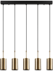 Opviq Hanglamp goudkleurig/zwart - (B)79 x (H)40 x (D)9 cm