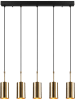 Opviq Hanglamp goudkleurig/zwart - (B)79 x (H)40 x (D)9 cm
