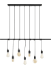 Opviq Lampa wisząca "Salkim" w kolorze czarnym - 120 x 10 cm