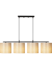 ABERTO DESIGN Lampa wisząca "Valiz" w kolorze beżowo-czarnym - 110 x 25 cm