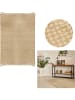 THE HOME DECO FACTORY Kurzflor-Teppich in Beige - (L)170 x (B)120 cm