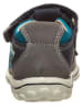 Primigi Leder-Halbsandalen in Taupe/ Dunkelblau