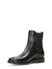 Gino Rossi Leder-Chelsea-Boots in Schwarz