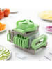 InnovaGoods 6in1-Reibe in Grau/ Grün - (B)16 x (H)14,5 x (T)14 cm