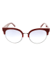 Marc Jacobs Damen-Sonnenbrille in Rot-Silber/ Hellblau