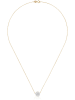 OR ÉCLAT Gouden ketting "Bulle de crystal" met hanger - (L)45 cm