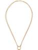 L instant d Or Gold-Halskette "Round" mit Schmuckelement - (L)41 cm