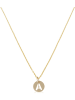 OR ÉCLAT Gold-Anhänger "Lettre A dorée"