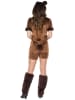 Party x People 3-delig kostuum "Beer" lichtbruin