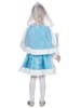 Party x People 2-delig kostuum "Sneeuwprinses" blauw