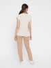 Pieces Shirt "Billo" in Creme/ Gold